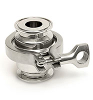 150 CWP 1/2 316L SS DSV® Vertical Sanitary Check Valve"