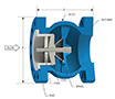 GLC® Cast Iron Body Check Valves - 3